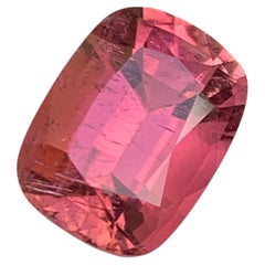 Rare Pink Natural Tourmaline Gemstone, 14.5 Ct Cushion Cut for Ring or Pendant