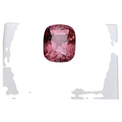 Rare Soft Pink Natural Tourmaline Gemstone, 7.50 Ct Cushion Cut for Ring/Pendant