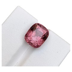 Rare Soft Pink Natural Tourmaline Gemstone, 7.50 Ct Cushion Cut for Ring/Pendant