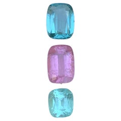 Gemme sciolte di tormalina naturale di colore azzurro, rosa e verde pastello da 3,55 ct-Jewell