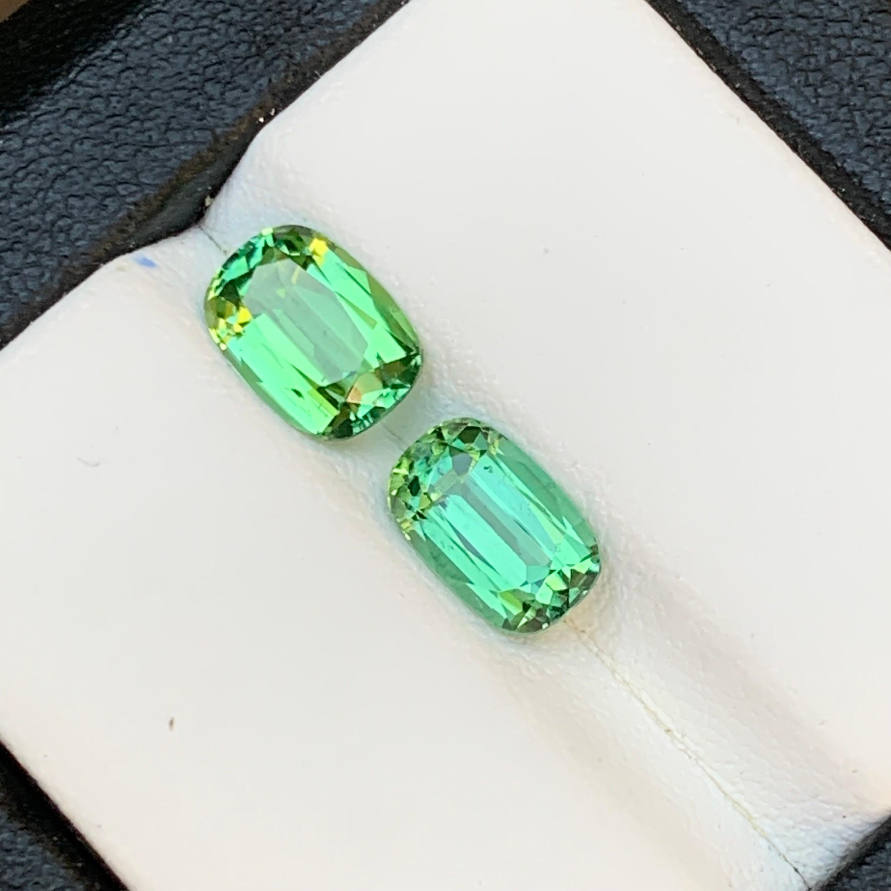 Contemporain Greene & Greene Greene - Tourmaline en vrac 3.35 ct pour bague, boucles d'oreilles, etc... en vente