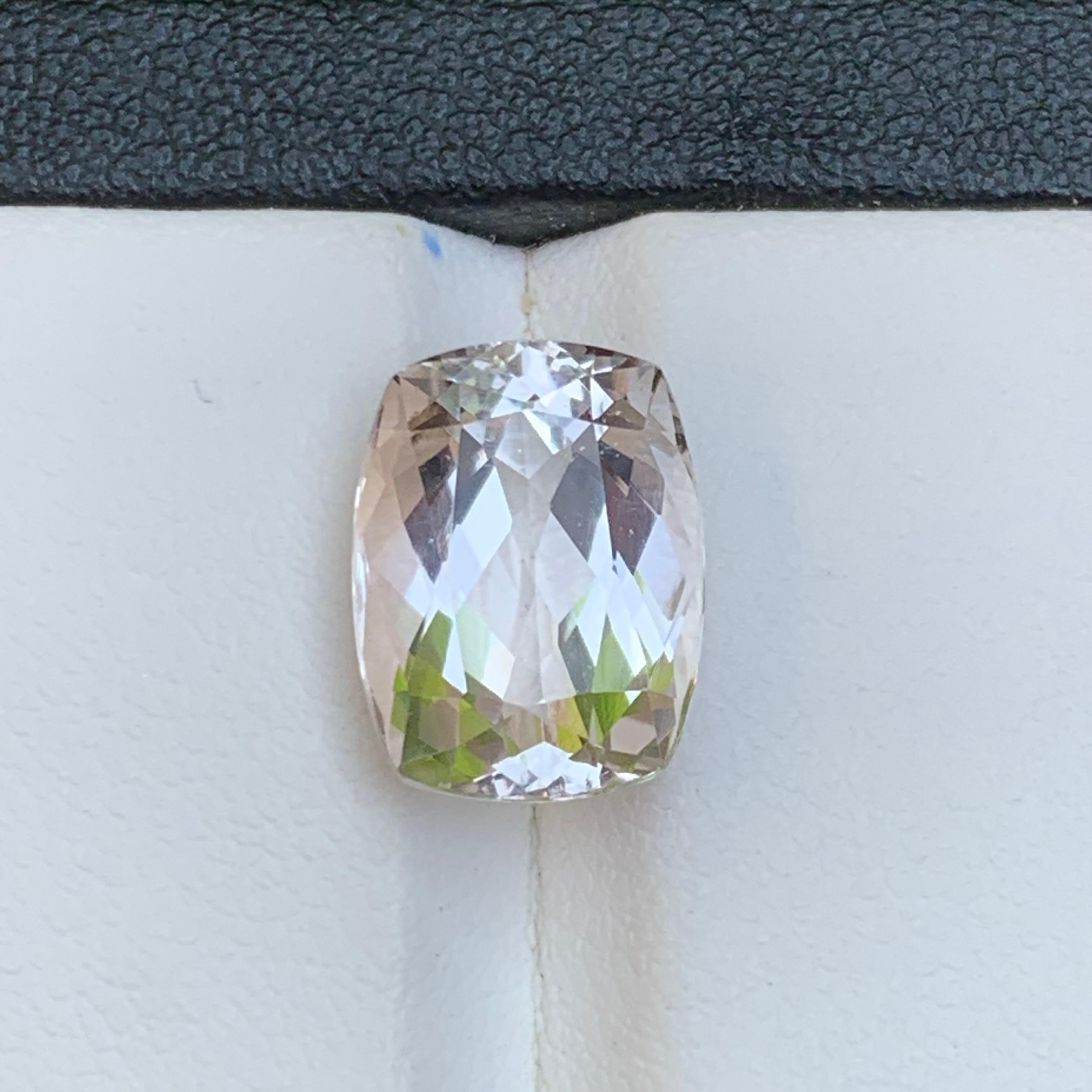 Pastell Pfirsich rosa natürlichen Morganit Ring lose Edelstein 6,45 ct für Schmuck im Angebot 8