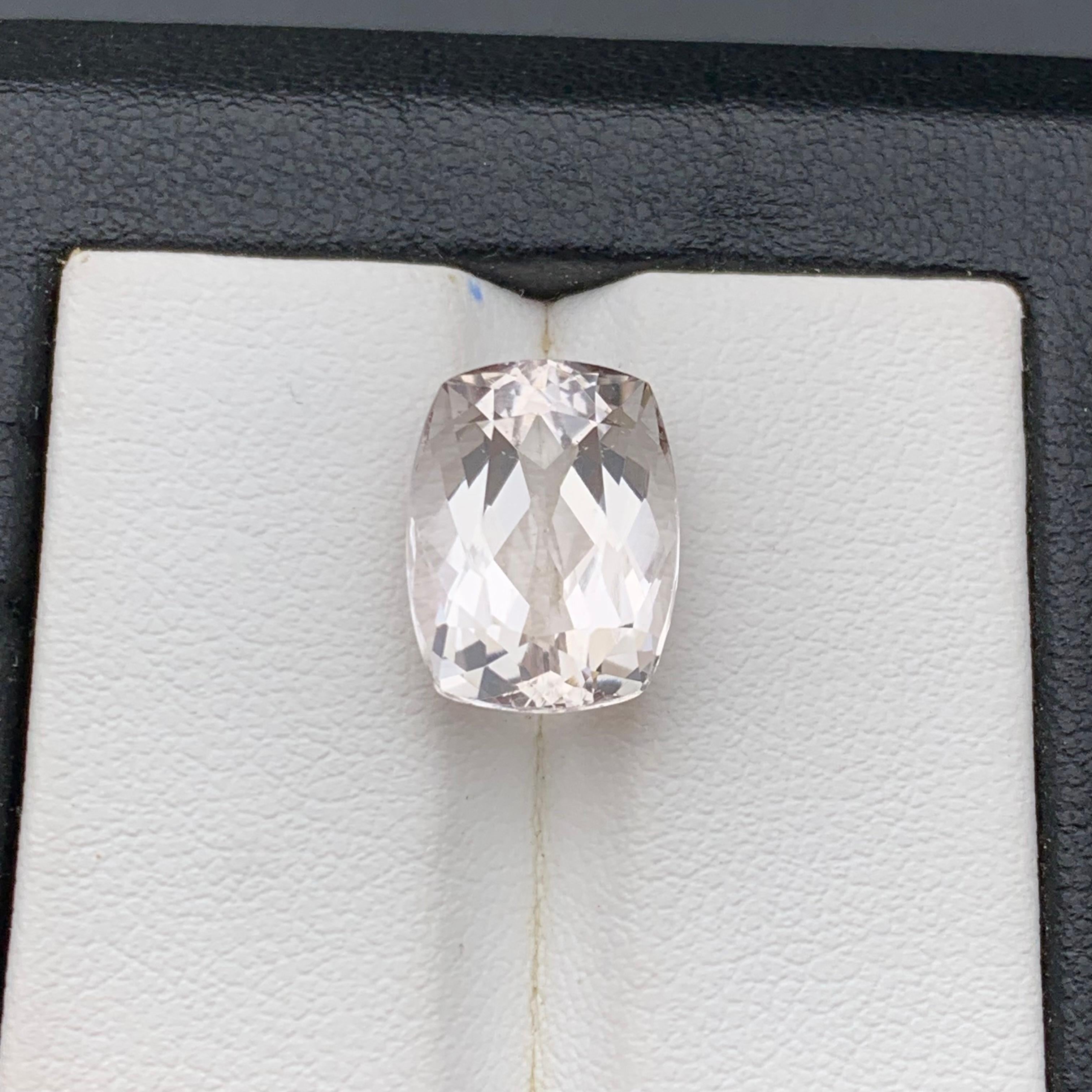 Pastell Pfirsich rosa natürlichen Morganit Ring lose Edelstein 6,45 ct für Schmuck im Angebot 7