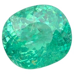 Tormalina Paraíba verde naturale, 6,13 carati, taglio a cuscino, pietra grezza per anello