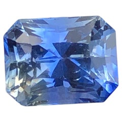 ICA-zertifizierter natürlicher blauer Saphir, 2.08 Karat, Achtkant-Schliff, loser Edelstein für einen Ring