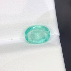 Bluish Green Natural Paraiba Tourmaline 1.43 Ct Oval Cut Loose Gemstone for Ring