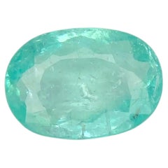 Bluish Green Natural Paraiba Tourmaline 1.43 Ct Oval Cut Loose Gemstone for Ring