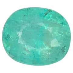 Turmalina natural de Paraíba de color verde azulado, 1.57 ct, talla ovalada, piedra suelta para anillo