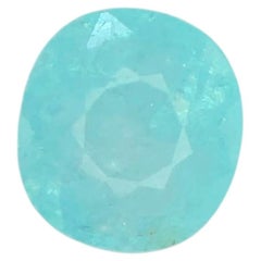 Tourmaline Paraíba naturelle bleu-vert, 1,61 ct, taille « coussin », pierre précieuse en vrac