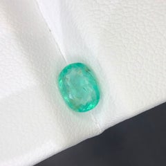 Neon Green Natural Paraiba Tourmaline 1.03Ct Cushion Cut Loose Gemstone for Ring