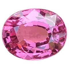 3.20 Ct Vivid Pink Natural Spinel Oval Cut Loose Gemstone for Ring — Tajikistan