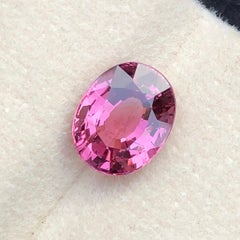 3.20 Ct Vivid Pink Natural Spinel Oval Cut Loose Gemstone for Ring — Tajikistan