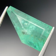 10.45 Ct Natural Green Emerald Trapezoid Emerald Cut Loose Gemstone for Pendant