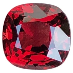 Deep Red Natural Spinel 1.30 Carat Cushion Cut Loose Gemstone for Ring — Burma
