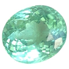 Certified Blue Green Natural Paraiba Tourmaline 1.85 Ct Oval Cut Loose Gemstone