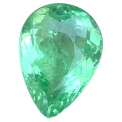 ICA Certified Natural Green Paraiba Tourmaline 2.99 Ct Pear Cut Loose Gemstone