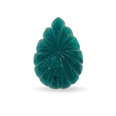 20 Ct Natural Zambia Emerald Carving Vivid Color