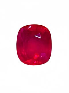 5.20 Ct GRS certified Natural No heat Burma Ruby Pigeon blood (Mogok Myanmar )