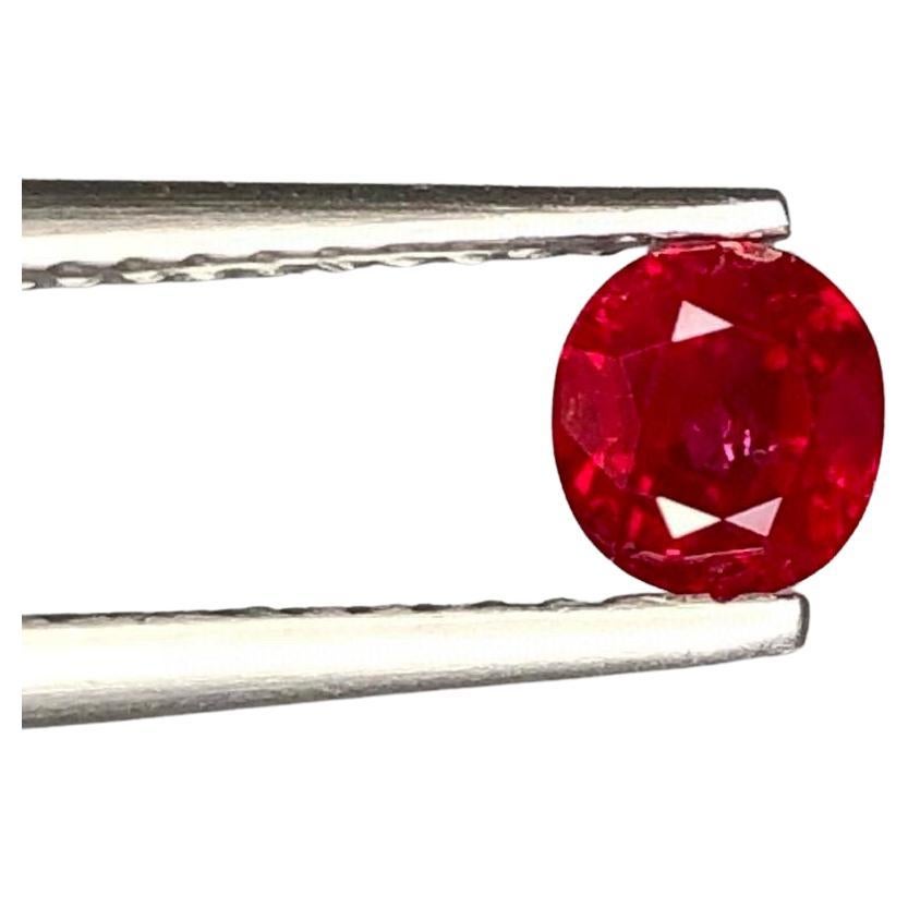 GIA certificate Natural Unheated Burma Ruby Pigeon blood vivid Red color 0.64 ct