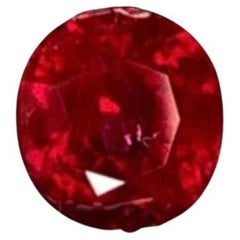 GIA-Zertifikat Natürlicher unerhitzter Burma-Rubin Taubenblut Vivid Red Farbe 0,64 ct