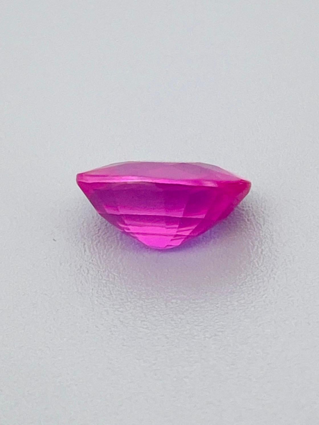 3,56 Ct certificato GIT Zaffiro Rosa Mozambico Taglio Brilliante Chiarezza Pulita In condizioni Nuovo in vendita a bangkok, TH