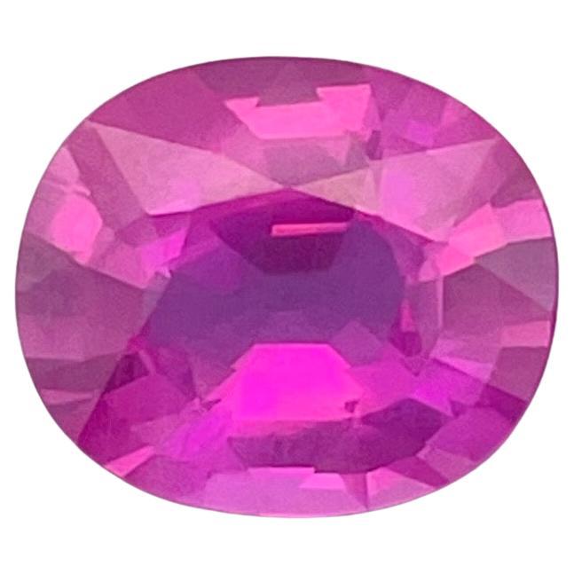 3.56 Ct GIT certificat Pink Sapphire Mozambique Brilliant Cut Clean clarity