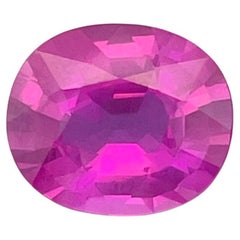 3.56 Ct GIT certificat Pink Sapphire Mozambique Brilliant Cut Clean clarity