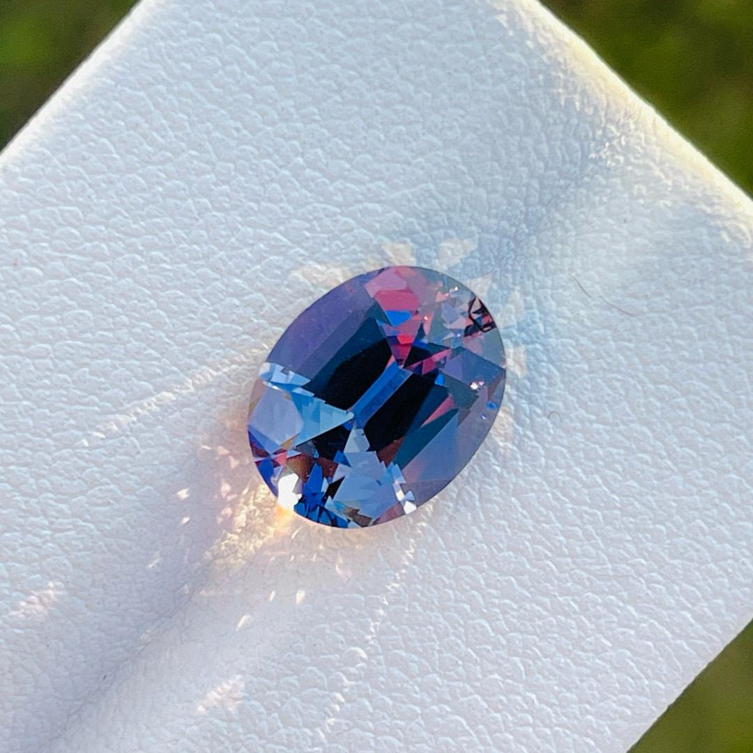 Women's or Men's Natural zoisite Tanzanite Unheated Germany Precision cutting 3.55 Ct For Sale