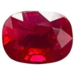 1,09 Rubí de Birmania natural sin calentar certificado por GIA Color sangre de paloma Gemsto