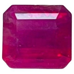 0.77ct GIA certificate Red Emerald (Red Beryl)of American Rare Eye Clean
