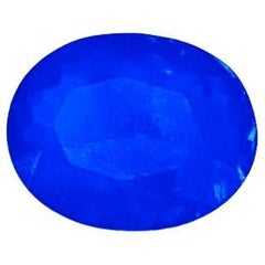 Selten 0,37 Ct  Hauyne Runde Form reichhaltige dunkelblaue Farbe