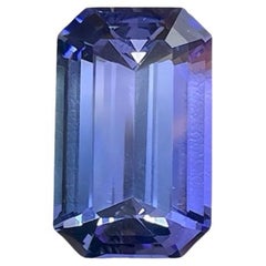 GIT-Zertifikat Unerhitzter Zoisite (Tanzanit) Smaragdschliff 23,35 Karat