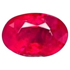 0.58 Ct GIA Certified Natural Unheated Burma Ruby Pigeon Blood Color Gemstone (pierre précieuse de couleur sang de pigeon)