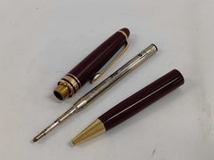 Montblanc Meisterstuck Claret Burgundy Gold Tone Ballpoint Pen