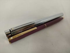 Sheaffer Purple and Black Ballpoint Pen Set of 2