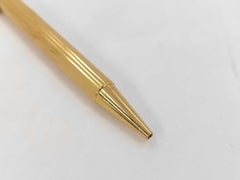 Cartier Vintage Gold Tone Metal Ballpoint Pen