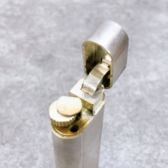 Cartier Paris Vintage Silver Tone Metal Lighter with Box