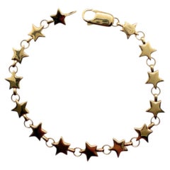 Tiffany & Co. Armband aus 18-karätigem Gelbgold mit Vintage-Sternmotiv