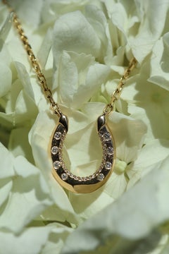 Collana equestre con talismano dello zoccolo radiante