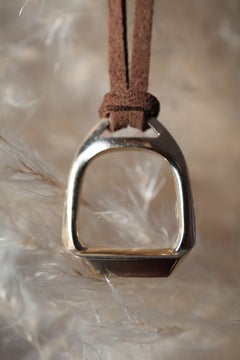 Used Classic-Stride Stirrup Equestrian Necklace
