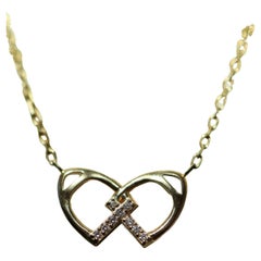 Forever Linked Stirrup Equestrian Necklace