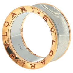 Bulgari B.ZERO1 Anish Kapoor 18K Gold & Steel Ring