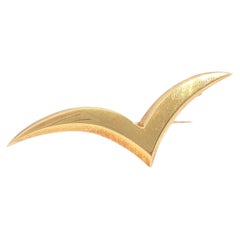 Tiffany & Co. 18K Gold Seagull Brooch