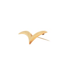 Tiffany & Co. 18K Gold Seagull Brooch