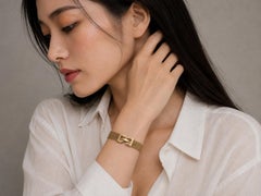 Vintage Tiffany & Co. 18K Gold Woven Mesh Bracelet