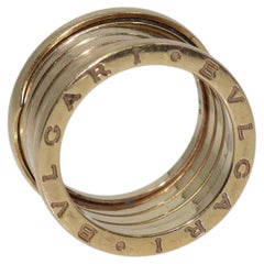 Vintage Bvlgari 18K Yellow Gold B.Zero 1 Four-Band Ring
