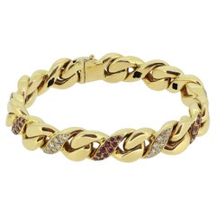 Bracelet en rubis et diamants Georges L'Enfant
