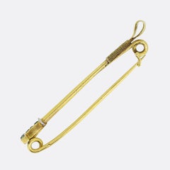 Spilla Lacloche Frères Emerald Riding Crop