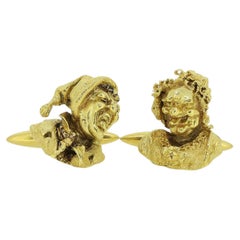 Vintage Punch and Judy Cufflinks