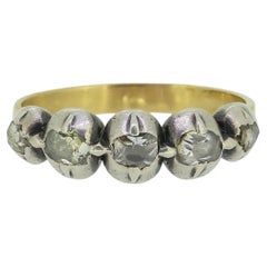 Georgian Diamond Five-Stone Ring